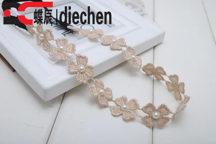 1 шт. кружевной ободок Клевер в стиле бохо с цветами и короной из 4 листьев хиппи