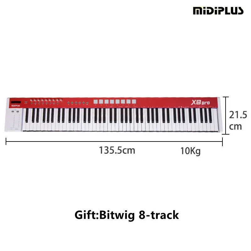 MIDIPLUS X8pro 88 Полный Размер Полу вес клавиш скорости с buitl источников звука USB
