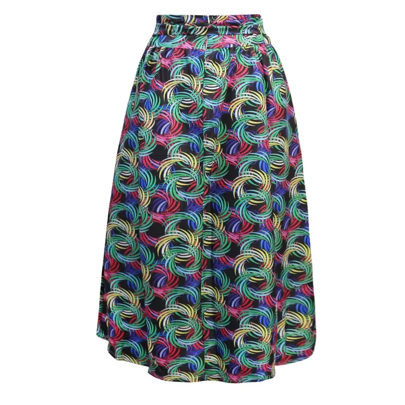 Большие размеры, африканские юбки, одежда 5XL, Анкара, индийская африканская цветная женская летняя и Осенняя мода, бандажная длинная юбка, стиль