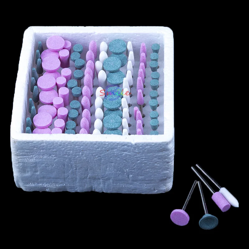 

Dental Assorted Gravel thick Mounted Point Burs 2.35mm Polisher High Quality