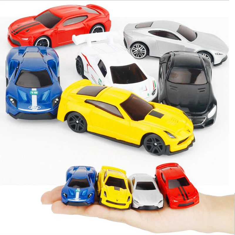 5 шт./партия детские игрушки скользящие автомобили модель 1: 64 сплав металл