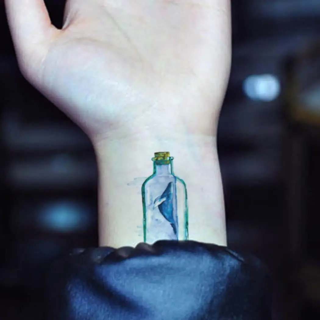 Рукоятки тела Татуировка Multi унисекс Водонепроницаемый Для мужчин плечи для