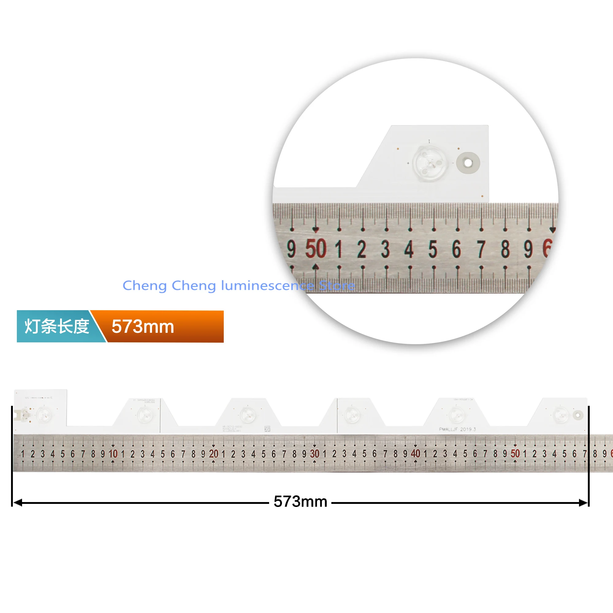 10 шт./лот для TCL D55A561U D55A558U 55U6500C 55U65EBC световая панель 4C-LB5506-HR1 55E5800 55HR330M06A1 экран LVU550NDEL