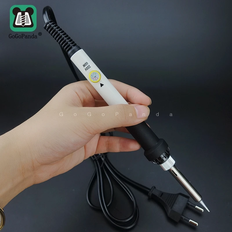 Регулируемый Температура Электрический паяльник для подключения к 220V 60 Вт