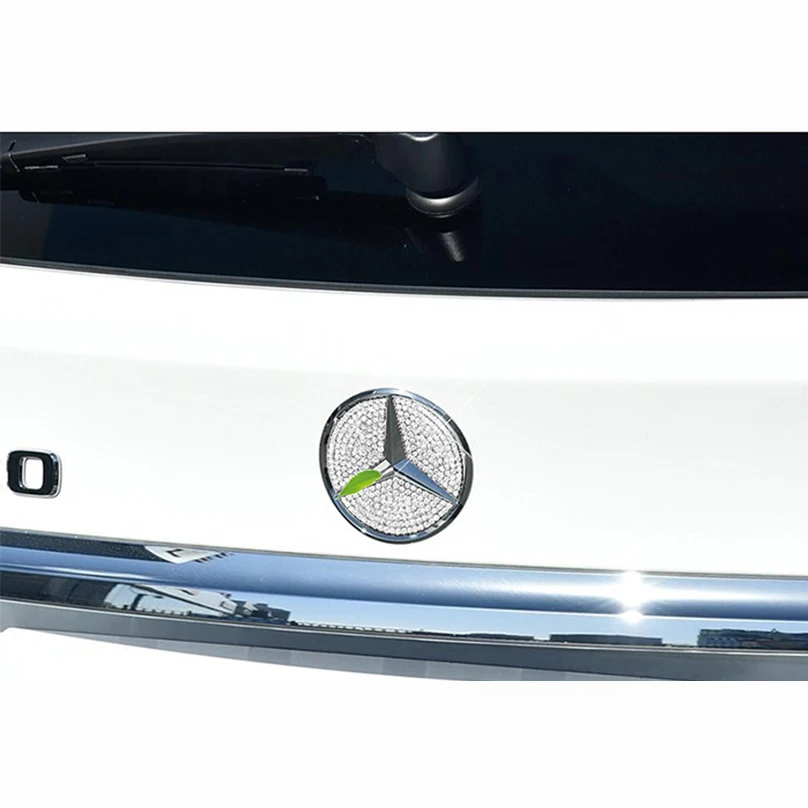 Эмблема автомобиля для Mercedes Benz C E Class C200L GLA GLK GLC260 с бриллиантами | Автомобили и