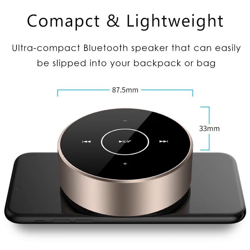 A6 портативные Беспроводные Проводные TWS bluetooth колонки сенсорная панель стерео