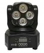 Новые 4 шт. dmx512 мини 4*4 Вт rgbw 4 в 1 Светодиодный светильник с движущейся головкой, функция сценического клуба, вечерние dj диско-лучевой светильник ing