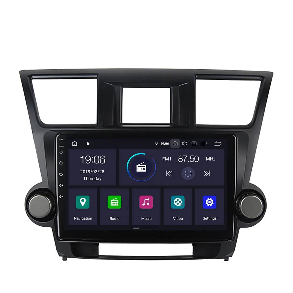 Автомобильный мультимедийный плеер KOOCAVS на Android 10 2 с IPS экраном 9 0 дюйма GPS 4 Гб ОЗУ