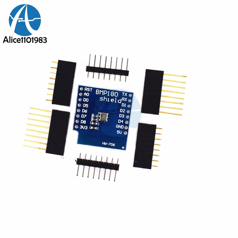 Плата цифрового датчика барометрического давления BMP180 для Wemos D1 MINI ESP8266 3 В/5 В
