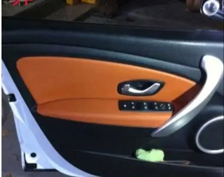 Панель передней/задней двери из микрофибры кожаный чехол для подлокотника