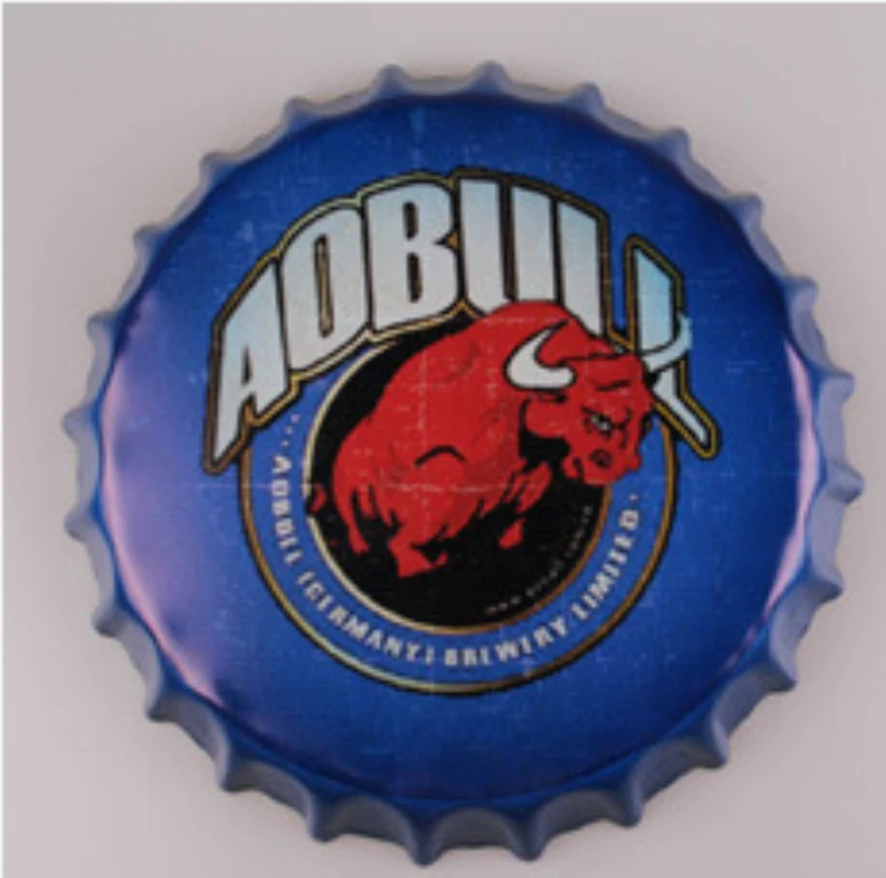 Оловянная вывеска &quotAD BULL&quot Винтажная металлическая роспись пивная Кепка Бар