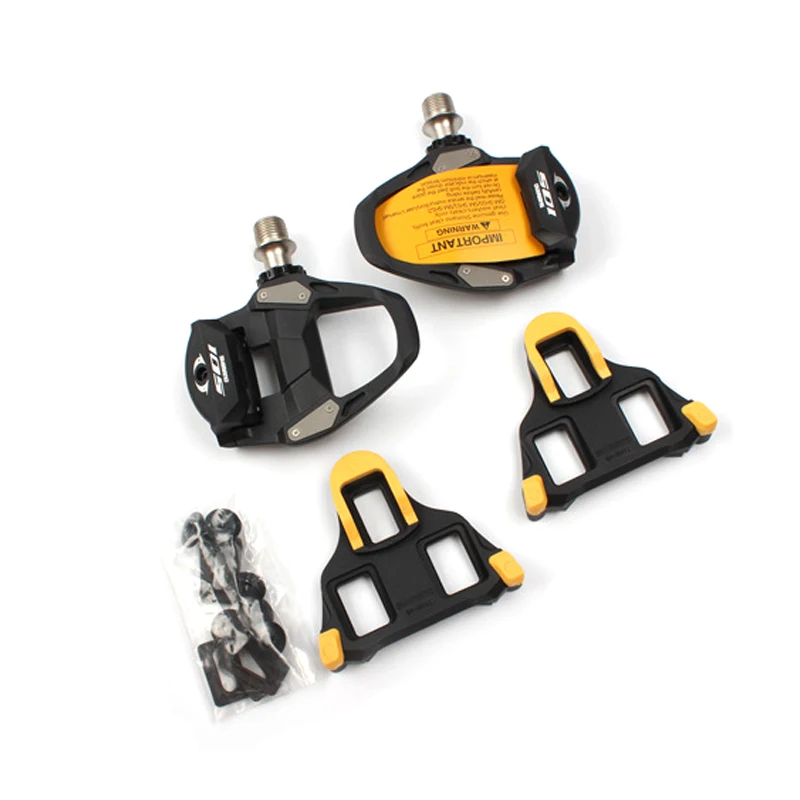 Shimano 105 PD-R7000 Road Bike SPD Pedal Bicycle Self-Locking Contains SH11 Cleats | Спорт и развлечения