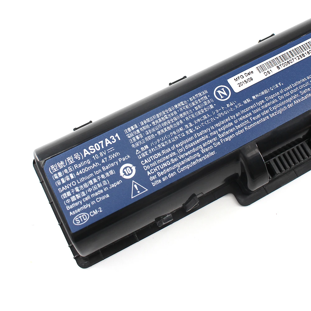 AS07A31 Сменный аккумулятор для ноутбука acer Aspire 4710G 4720Z 4730ZG 4736 4930 5235 5300 5335 5516G 5734Z |