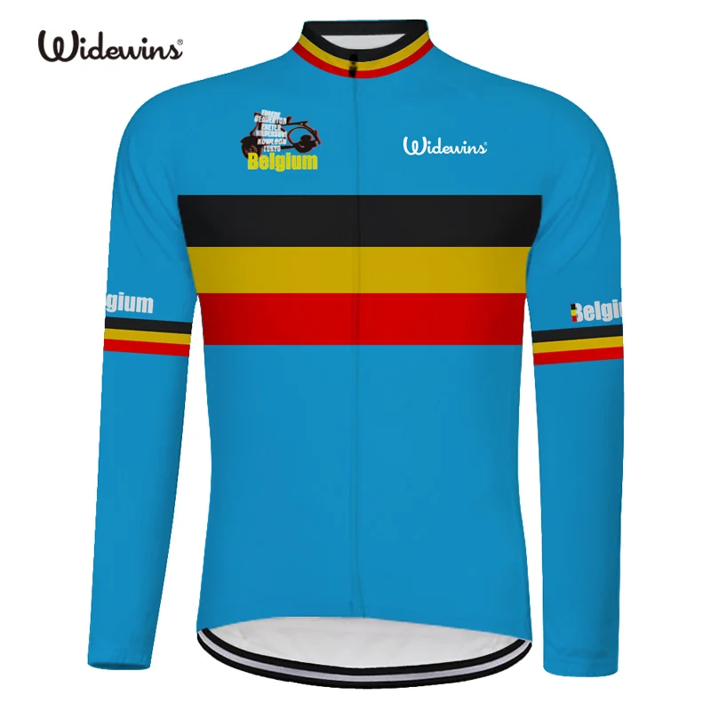 

Велосипедная Джерси команды Бельгии с длинным рукавом, одежда для горного велосипеда, велосипедная одежда с длинным рукавом, летняя длинна...
