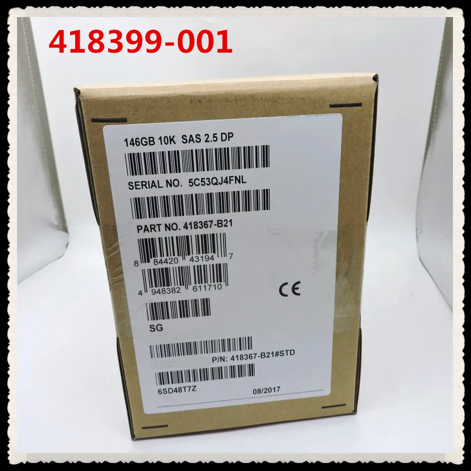 100% новый в коробке 3 года гарантии 418399-001 430165-001 146G SAS 2,5 