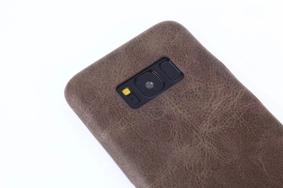 Ультра тонкий S8 ПЛЮС Ретро футляр: мягкий TPU + PU Кожа телефон шкафы для Samsung Galaxy S8PLUS
