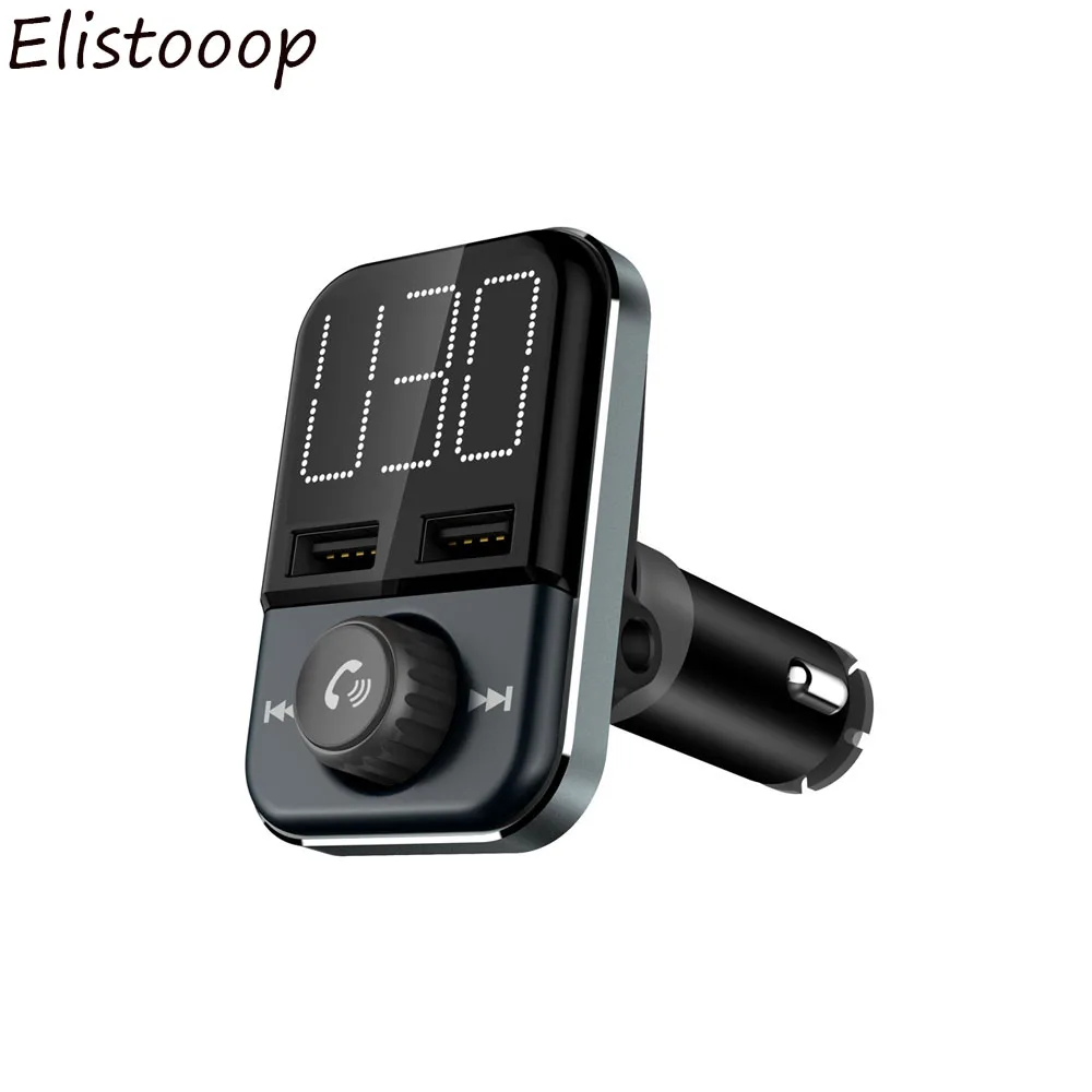 New Car Kit Bluetooth--compatible FM Transmitter Radio Receiver Adapter Modulator MP3 Player Hand-free USB TF Card Charger | Автомобили и
