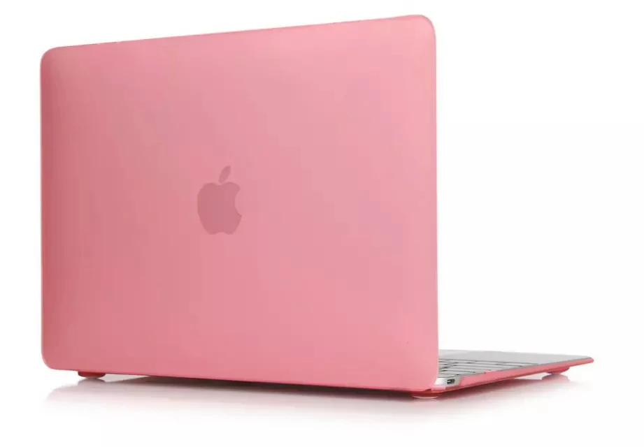 Чехол для ноутбука Apple MacBook Air Pro retina 11 12 13 15 для mac book New Air 13 Pro 13 15 дюймов с сенсорной панелью+ Пылезащитная крышка - Цвет: Matte Pink  FC