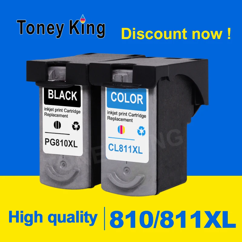 Toney King PG 810XL чернильный картридж PG810XL CL811XL CL 811XL для Canon pixma MP245 MP258 MP268 MP276 MP486 MP496 MP328