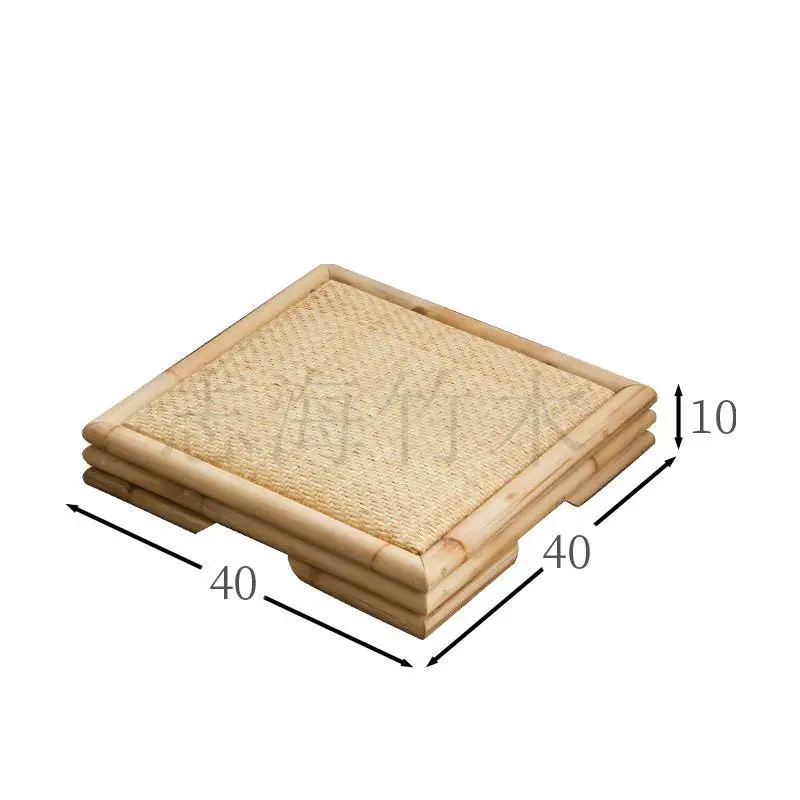 Simple bay window tatami coffee table table Japanese style small coffee table creative tea table and chairs solid wood Zen table - Цвет: 40x40x10cm 11