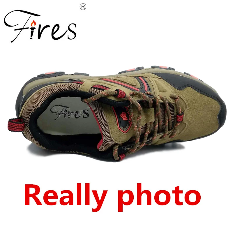 

Fires Men Hiking Shoes High Quality Sport Shoes Waterproof Winter Outdoor Climbing Shoes Comfortable Non-slip Sneaker Zapatillas