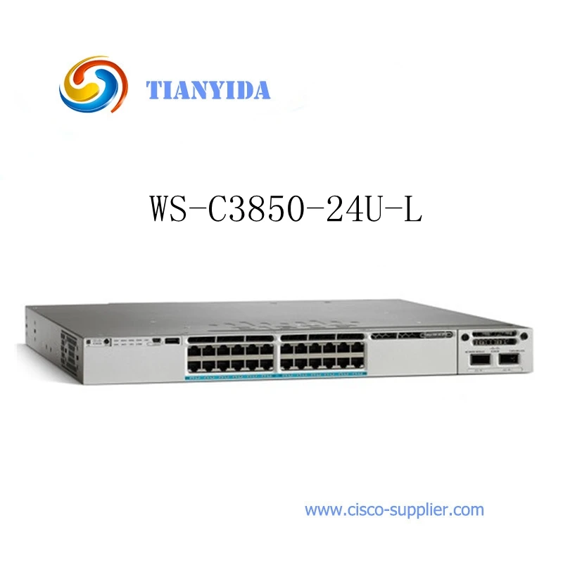 Catalyst 3850 24 порта POE Stackable Switch WS-C3850-24U-L 92 Гбит/с | Компьютеры и офис