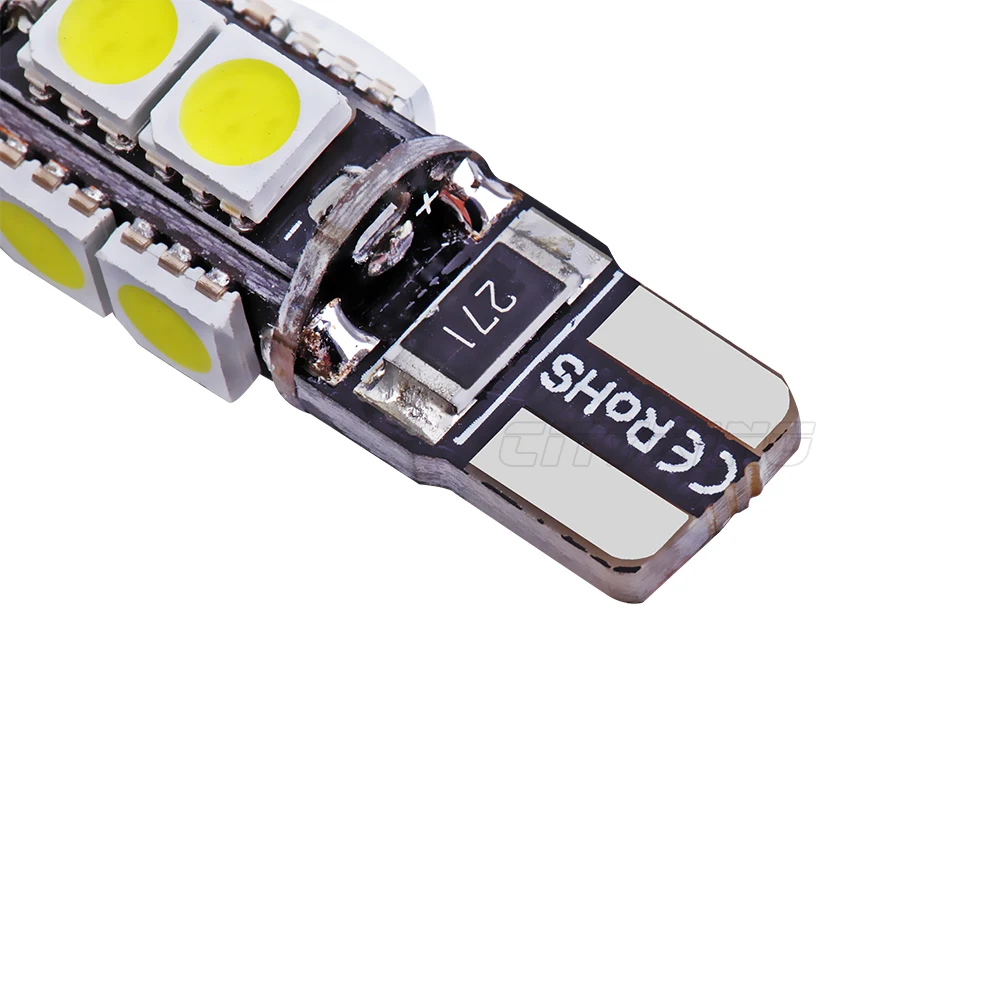 2 x автомобильные LED T10 9smd 5050 W5W t10 led Canbus light 194 9LED без ошибок белый автомобильный