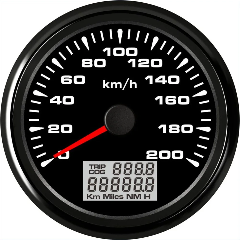 Автомобильные GPS одометры скорости 85 мм 1 шт. измерители Cog 0 200 км/ч