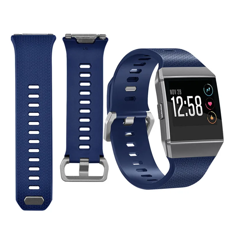 Быстросъемные спортивные силиконовые часы браслет ремешок для Fitbit ионический