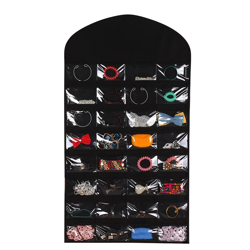 Органайзер для хранения ювелирных изделий с 32 карманами сумка карман ожерелье