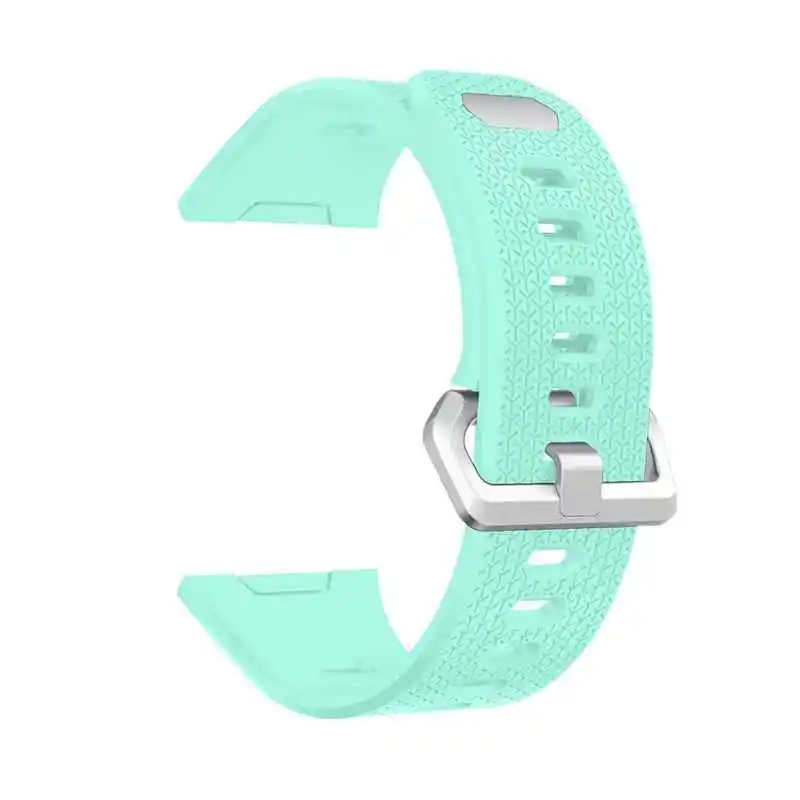 Mint green Joyozy умные Аксессуары Силиконовый браслет для Fit bit ремешок на запястье Браслет замена маленький большой размер для Fitbit ионная полоса - Цвет ремешка: Mint green