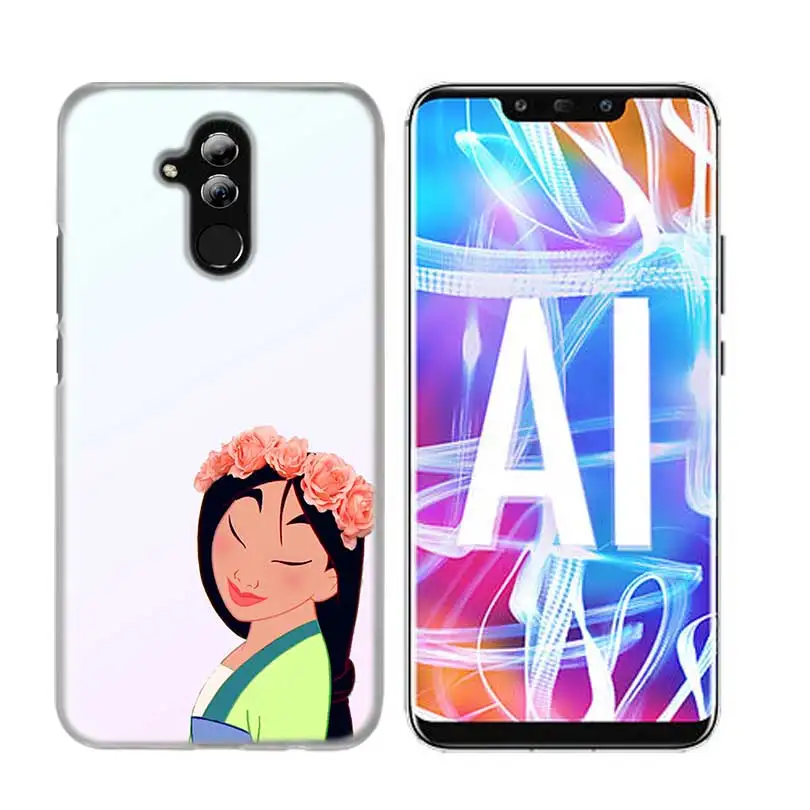 Чехол для huawei Honor P20 mate 20 10 P10 P9 P8 8X9 Lite P Smart+ Plus Nova 3i Прозрачный чехол с мультипликационным принтом