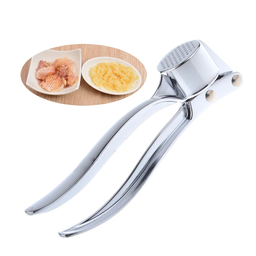 

Stainless Steel Kitchen Squeeze Tool Alloy Ginge Crusher Garlic Presses Press the garlic