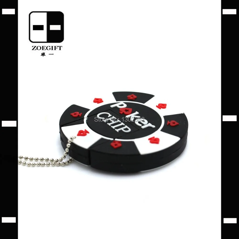 Promotional Poker Chip Cheap USB Pen Drive True Memory Card Personalized Gifts Drop Shipping | Компьютеры и офис