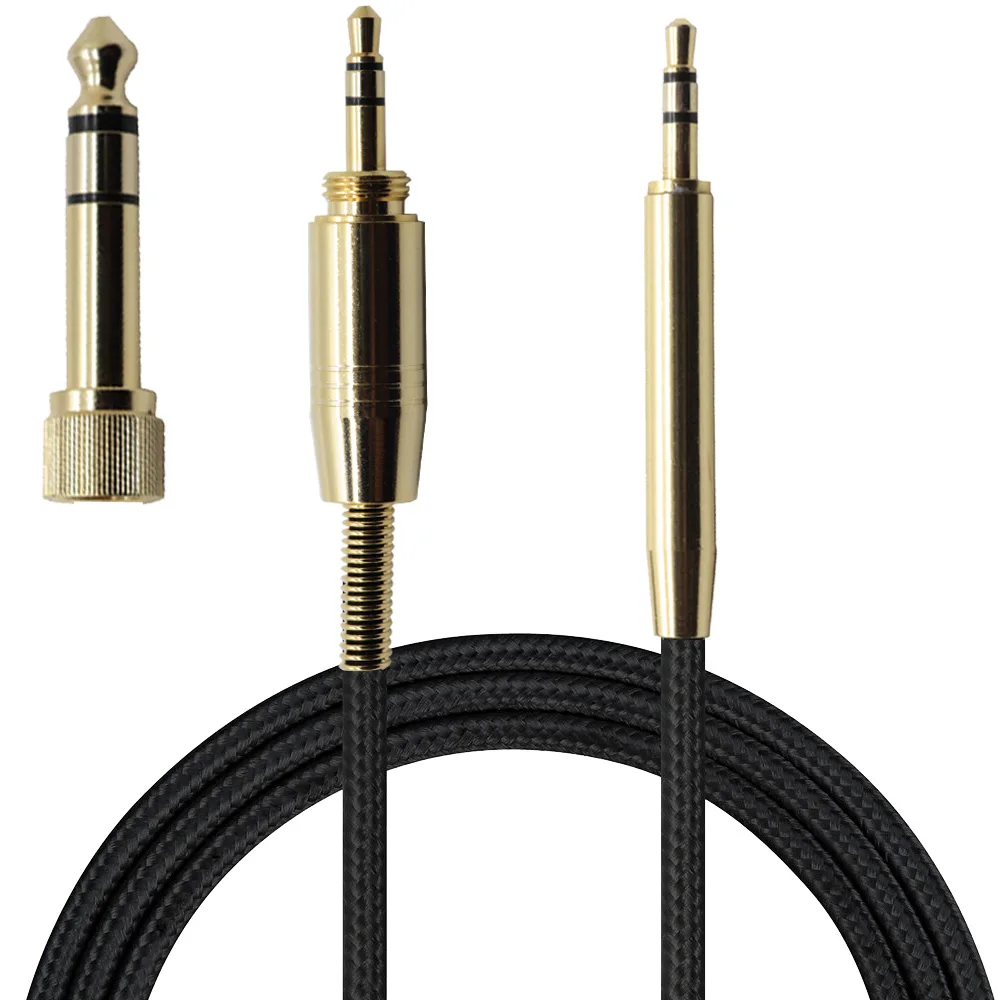 Улучшенный кабель Poyatu для наушников Shure SRH440 SRH940 SRH840 SRH750 сменный Hi-Fi с адаптером 6 35
