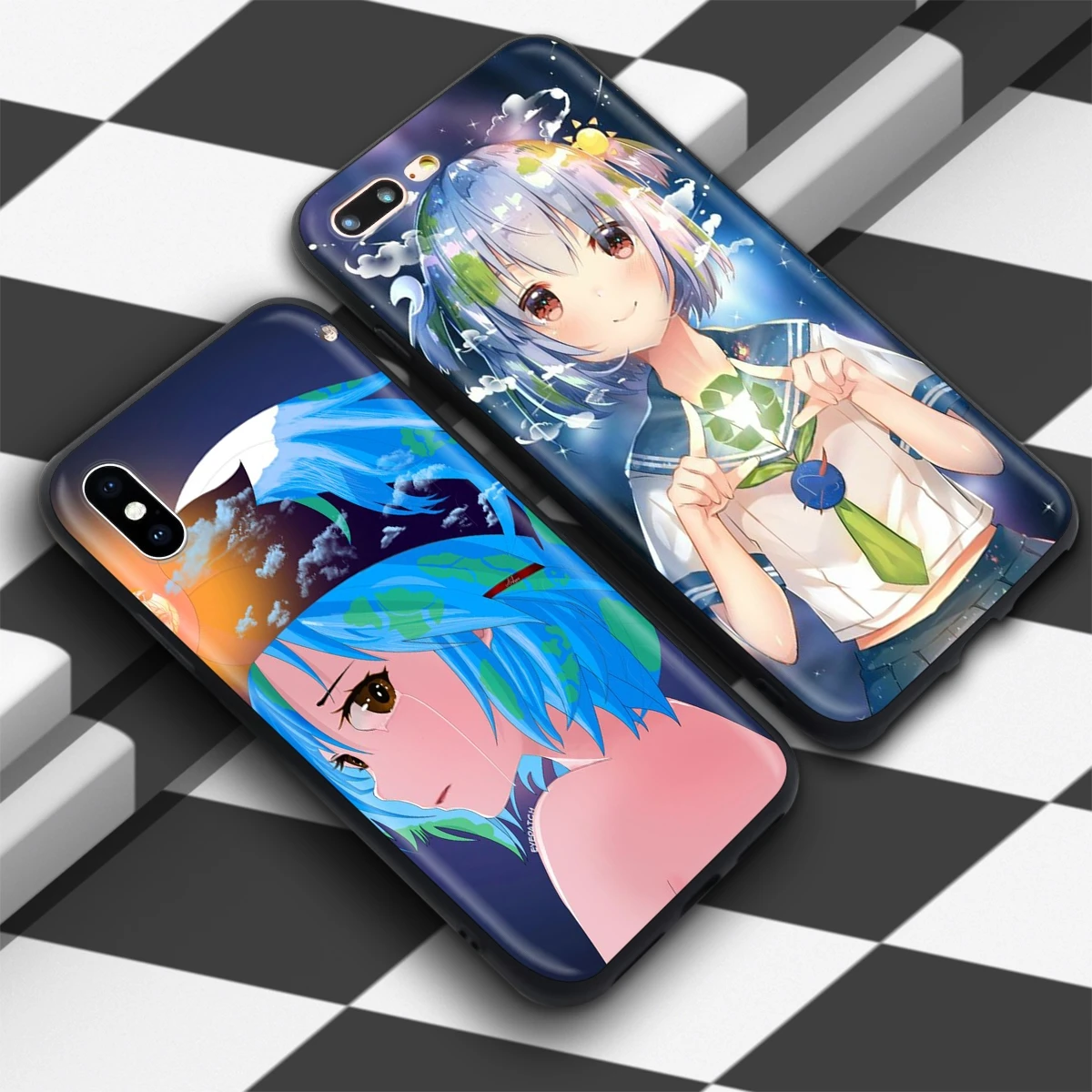Аниме Чехол Lavaza Earth Chan для iPhone 12 mini 11 Pro XS Max XR X 8 7 6 6S Plus 5 5s se | Мобильные телефоны и