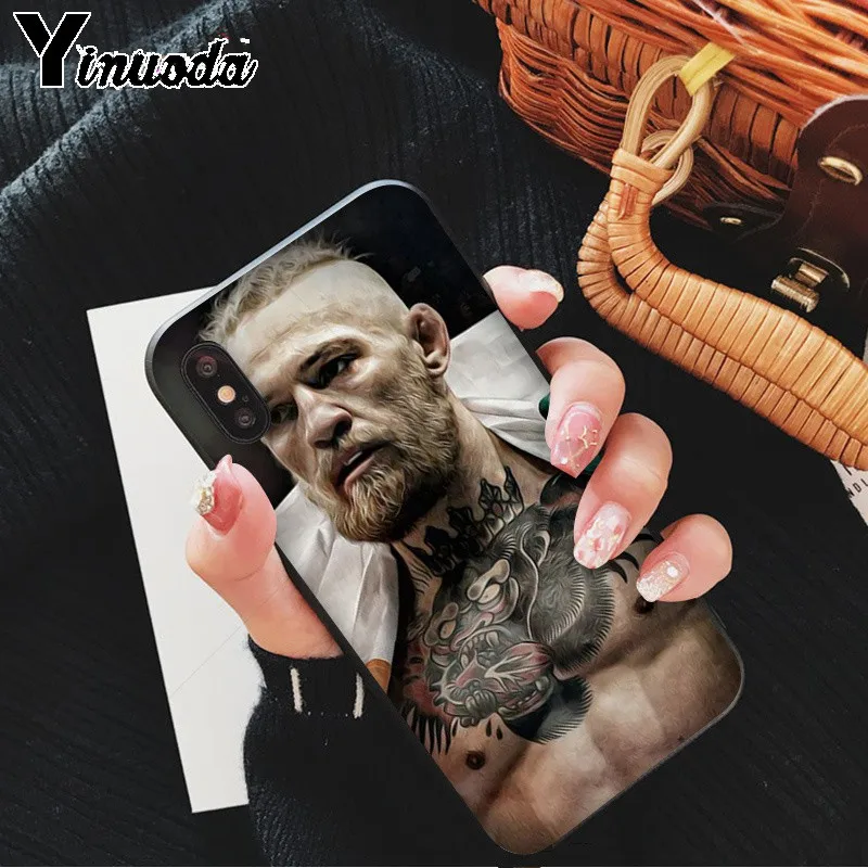 Yinuoda Conor Mcgregor The King Novelty Fundas Phone Case Cover for Apple iPhone 8 7 6 6S Plus X XS MAX 5 5S SE XR | Мобильные