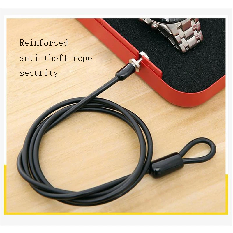 Password Safe Portable Cold Rolled Steel Car Auto Safe Pistol Valuables Wallet Jewelry Storage Box Safe Deposit Box Safe DHZ011