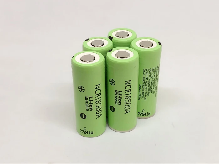 

Wholesale 100pcs/lot Panasonic 3.6V NCR18500A 18500 2040mah Li-Ion Battery Rechargeable Lithium Flashlight Torch Batteries Cell