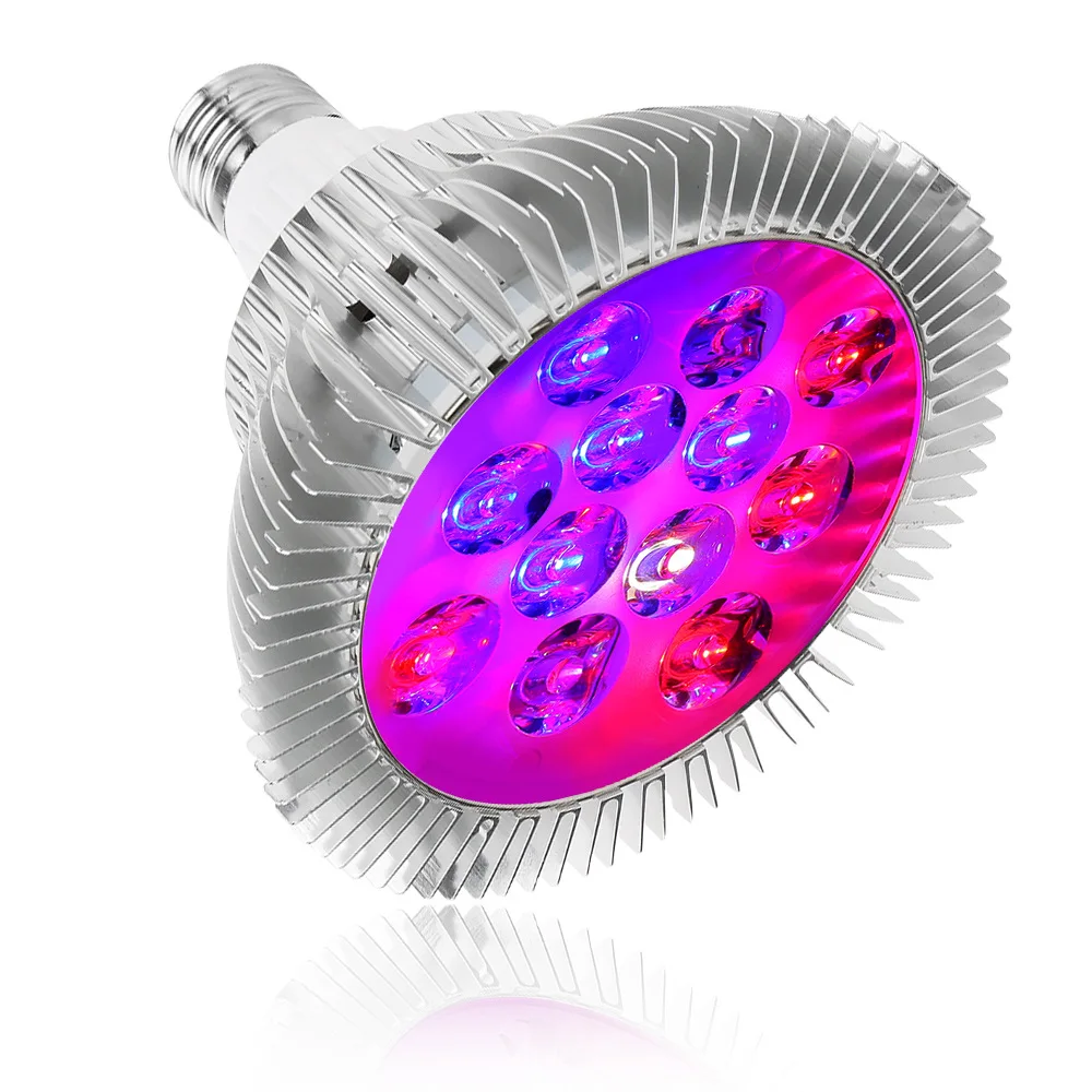 Светодиодсветодиодный фитолампа полного спектра для выращивания растений E27 36