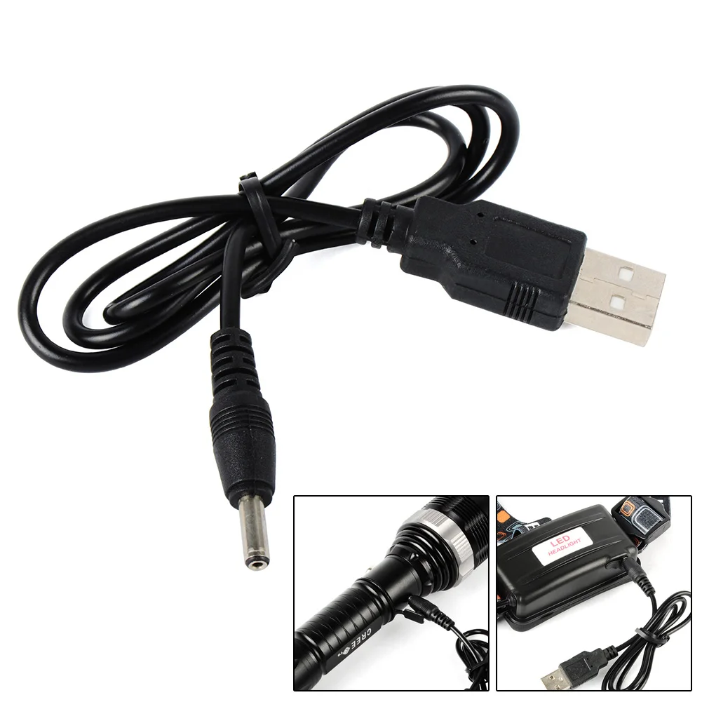 

Cord Mobile DC Power Charger For LED Flashlight Torch dedicated USB Cable