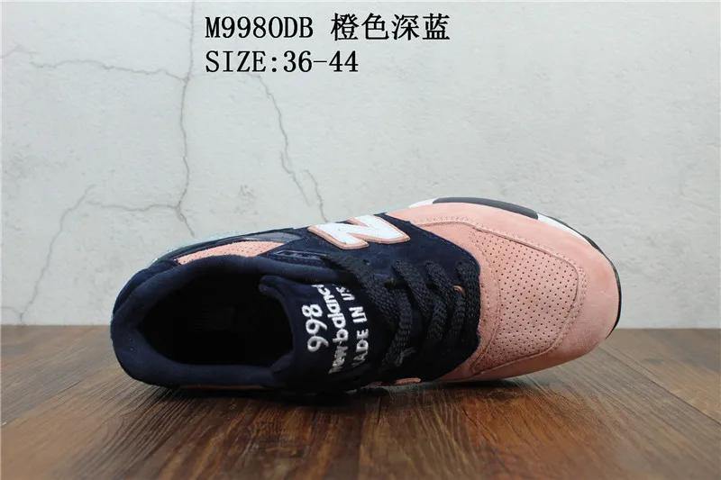 New Balance 998, Ретро Аутентичные мужские/wo мужские кроссовки для бега, дышащие, Nb998, уличная спортивная обувь, кроссовки, европейские размеры 36-44