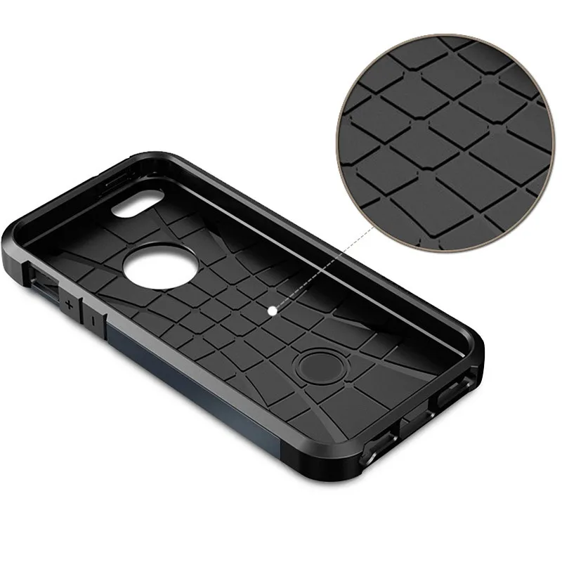 Huayang 2 в 1 TPU + PC армированный Гибридный Жесткий задний Прочный чехол для iPhone 6/6s 4 7