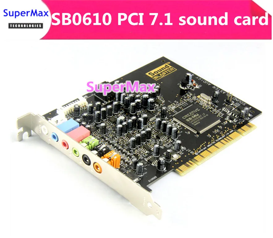 

Original disassemble,PCI 7.1 built-in desktop board dedicated network K song SB0610 ,100% working good