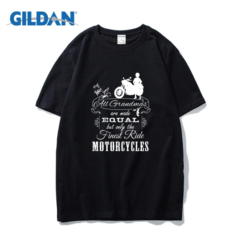 Бабушка мотоциклов футболка 2018 молодых Футболка модная Костюмы красный и белый |