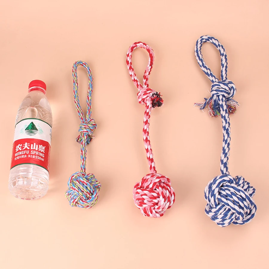 Durable Cotton Rope Dog Toys Training Molar Teeth Bite Resistant Interactive Chew Toy Honden Knuffel Pet Supplies 50DC0038 | Дом и сад
