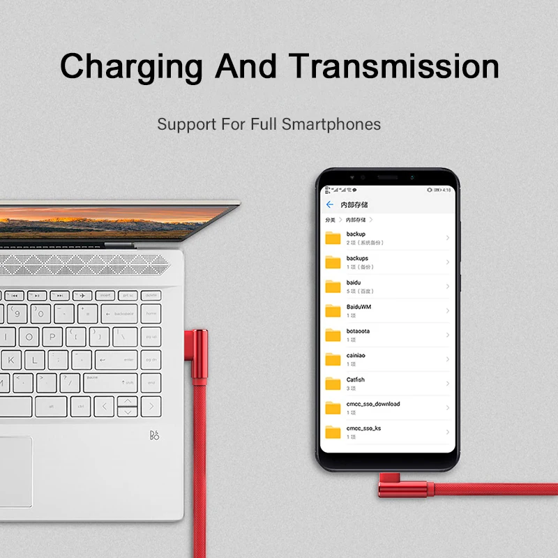 90 градусов локоть мобильного телефона Micro USB кабель 3 м данных зарядное устройство кабели для iPhone 8 быстрой зарядки Тип C шнур для huawei Xiaomi mi9