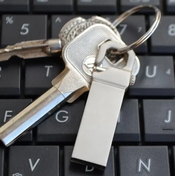 Водонепроницаемый USB флеш-накопитель 8 ГБ 16 32 64 нержавеющая сталь серебро мини