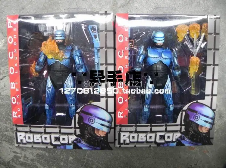 Популярная классическая научно фантастическая игра экшн фигурка Robocop VS Terminator NECA