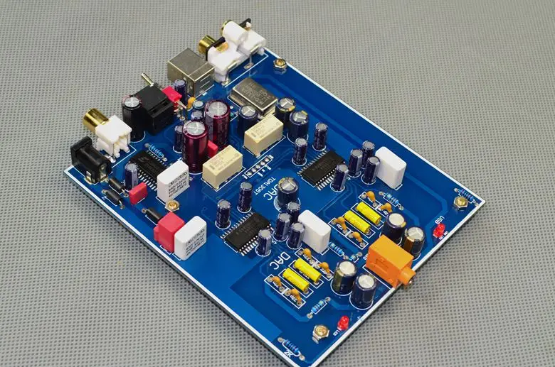 Двойной чип DAC TDA1305 + цифровой приемник CS8412 CM108 USB класс Fever Hi Fi Плата декодера с
